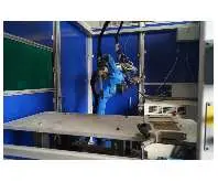 Schweißroboter Zelle mit Schweißroboter Motoman YR-HP6-C00 guter Zustand