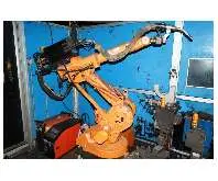 Schweißroboter 2-Stationen-Zelle mit 2 ABB IRB 1400 Schweißrobotern guter Zustand