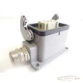   Harting 6B.LB Anbaugehäuse mit li. Bügel + HAN-E6F 6-fach Anschlussverteiler 