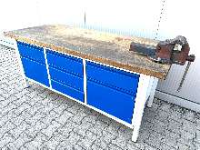  WERKBANK mit Schraubstock - Rau - 2Meter photo on Industry-Pilot