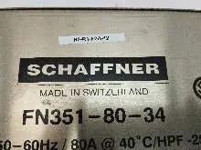  Netzfilter Schaffner FN351-80-34 von STAMA MC325-S guter Zustand