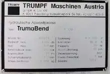 Листогибочный пресс - гидравлический TRUMPF TRUMABEND V 130 фото на Industry-Pilot