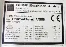 مكبس ثني هيدروليكي TRUMPF TRUMABEND V85 الصورة على Industry-Pilot