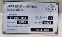 لوحة القياس JOHANN FISCHER 87 690 NR.1 الصورة على Industry-Pilot