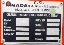 Hydraulic guillotine shear  AMADA GPN 425 photo on Industry-Pilot