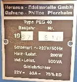  Heraeus PEG 40 guter Zustand