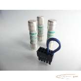   Mersen 3x FR1 0AM5 0V6 500V~ aM 6A + 25mm Crimp-Steckverbinder - ungebr. - Bilder auf Industry-Pilot