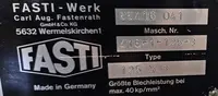 Sickenmaschine Fasti 416-1-125-3 guter Zustand