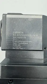  angetriebenes Werkzeugaufnahme VDI30 Index 60.30V3G300RLIKW guter Zustand