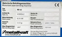 Трубогиб METALLKRAFT RB 42 фото на Industry-Pilot