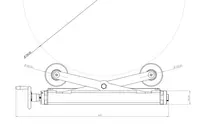Behälterdrehvorrichtung YKS Mini Type guter Zustand