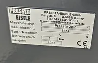 Eckverbindungsmaschinen Pressta Eisele Pressta 2000 guter Zustand