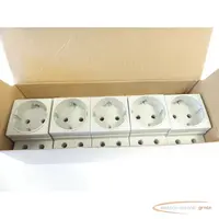   Richter Elektrotechnik ST-01 250V 16A Steckdose weiß VPE= 5 Stück 