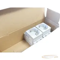   Richter Elektrotechnik ST-01 250V 16A Steckdose weiß VPE= 2 Stück 