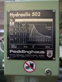 Пробивной штамп PEDDINGHAUS Hydraulic 502 фото на Industry-Pilot