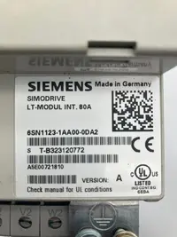  Siemens SIMODRIVE LT-MODUL INT. 80A 6SN1123-1AA00-0DA2 Images sur Industry-Pilot