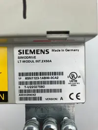  Siemens SIMODRIVE LT-MODUL INT. 2X50A 6SN1123-1AB00-0CA2 фото на Industry-Pilot