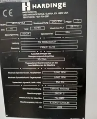 آلة خراطة CNC - سرير مائل HARDINGE Conquest H51 الصورة على Industry-Pilot