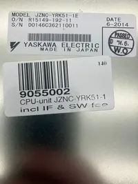 Yaskawa CPU Unit JZNC-YRK51-1E guter Zustand