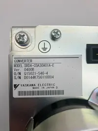  Yaskawa Converter SRDA-C0A30A01A-E фото на Industry-Pilot