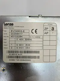  Lenze Frequenzumrichter EVD4903-E photo on Industry-Pilot