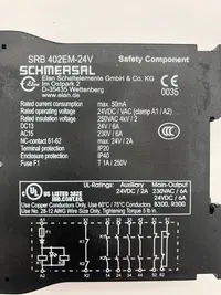  Schmersal safety relay SRB 402EM-24V Images sur Industry-Pilot