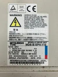  Mitsubishi Spindle Drive Unit MDS-B-SPH-110 фото на Industry-Pilot