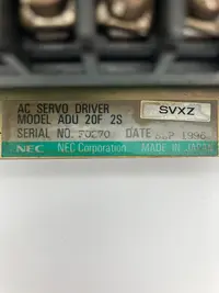  NEC AC Servo Driver ADU 20F 2S الصورة على Industry-Pilot