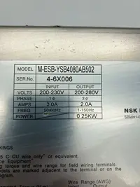  NSK Servoantrieb M-ESB-YSB4080AB502 guter Zustand