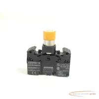   Siemens 3SB3400-1A Lampenfassung + LED-Lampe orange 24V 