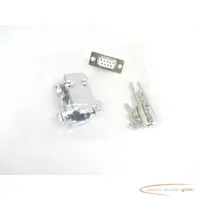  Stecker SUB-D Stecker mit Gehäuse 9-polig 