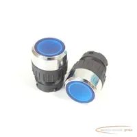   Leucht-Drucktaster blau rund innen Ø 22mm VPE 2 Stück 
