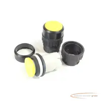   Drucktaster gelb rund mit schwarzem Ring innen Ø 22mm VPE 2 Stück 