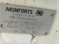  Tour CNC MONFORTS KNC5 Images sur Industry-Pilot