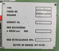 مقص صفائح - هيدروليكي FASTI TCHE 30/4 الصورة على Industry-Pilot