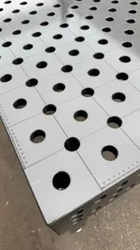 Schweißtisch SIEGMUND - System 28 Prof. Extr. 8.7 - 2400x1200 guter Zustand