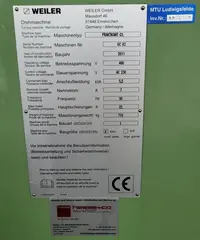 Tour à vis et à broche guidée Unbekannt/Unknown WEILER Praktikant GS Images sur Industry-Pilot