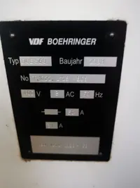 Leit- und Zugspindeldrehmaschine VDF-BOEHRINGER DUE 560 guter Zustand