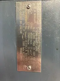 Synchronservomotor Permanent-Magnet-Motor Siemens 1FT6086-8AH71-3AH0 guter Zustand