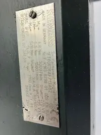 Synchronservomotor Servomotor Siemens 1FT6062-6AF71-3AB2 guter Zustand