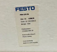 Schlauchverbindung FESTO Druckluftschlauch 159670 PUN-12X2-BL TPU guter Zustand