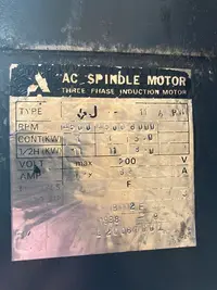 محرك سيرفو متزامن AC Spindle Motor SJ-11 A P M الصورة على Industry-Pilot