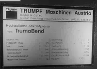 Presse plieuse hydraulique TRUMPF TrumaBend V 50 Images sur Industry-Pilot