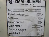  Screw-cutting lathe ZMM SLIVEN CU 1000 RD photo on Industry-Pilot