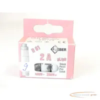  Sicherungseinsatz Weber D 01 - 2A Sicherungseinsatz 2A 400V~ 250V= VPE 9 Stück 