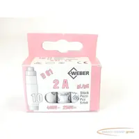  Sicherungseinsatz Weber D 01 - 2A Sicherungseinsatz 2A 400V~ 250V= VPE 10 Stück 