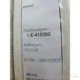   Wekal Maschinenbau GmbH Anlage Retrofit Heiligenstaedt Zeichnungs Nr 1-E-415350 Anlagen Nr 28512307 Dokumentation Elektro Hardware Stand 200926762-B158 