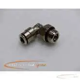   Pneumatik Steckfix-Winkelverschraubung Messing verchromt schwenkbar für 6er Schlauch, Außengewinde G 1-4 Zoll40824-P 20D الصورة على Industry-Pilot