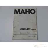  MAHO Maho Bedienungsanleitung für Maho Steuerung CNC 432 Grafik - Geometrie-Paket55266-I 140 gebraucht kaufen