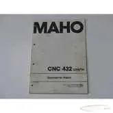   MAHO Maho Bedienungsanleitung für Maho Steuerung CNC 432 Grafik - Geometrie-Paket55266-I 140 Bilder auf Industry-Pilot